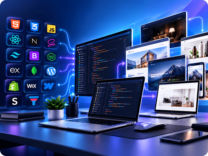 Illustration for Web Development